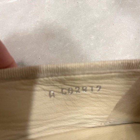 Chanel ballet flat Aged crinkled calfskin leather white/cream 38 - Picture 4 of 9